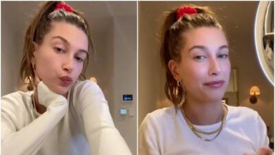 Hailey Bieber Just Revealed Her ‘Fast' and 'Lazy’ Skin-Care and Makeup Routine - www.glamour.com