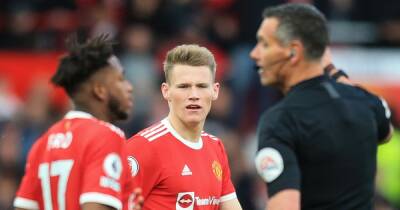 Marcus Rashford - Gary Neville - James Maddison - Ralf Rangnick - Scott Mactominay - Bruno Fernandes - 'The Old Trafford effect' - Leicester fans fume as Scott McTominay avoids red card for Man United - manchestereveningnews.co.uk - Scotland - Manchester - city Leicester