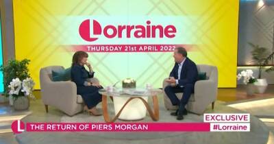 Piers Morgan 'on fire' in clash with Lorraine Kelly about being 'cancelled' as she refuses his offer - www.manchestereveningnews.co.uk - Britain - USA - county Sussex