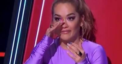 Rita Ora breaks down in tears on The Voice as she opens up about her mum's cancer battle - www.ok.co.uk - Australia - Britain
