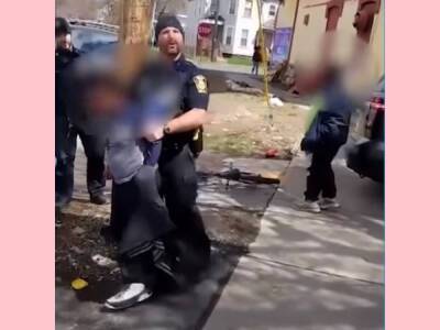 Viral Video Of Police Detaining Crying 8-Year-Old Boy Faces Serious Backlash - perezhilton.com - New York - city Syracuse, state New York
