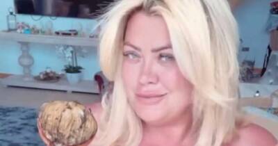 Gemma Collins dances in strapless swimsuit in her kitchen as she gets ready for summer - www.ok.co.uk