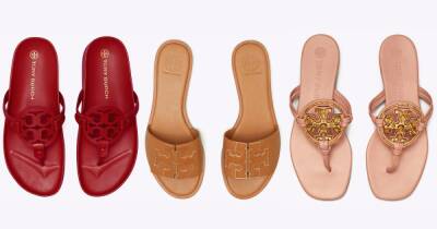 11 Spring Sandals You Can Score on Sale at Tory Burch Right Now - usmagazine.com - county Miller - Greece - city Santorini
