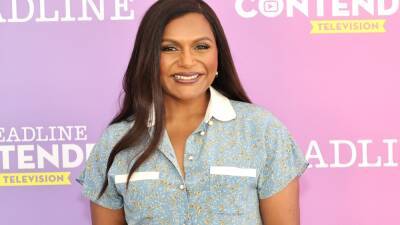 Mindy Kaling's Lilac Dress Is How You Do Sexy for Spring - www.glamour.com