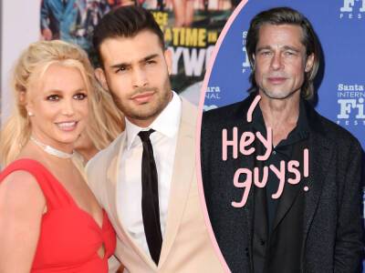 Sam Asghari Reveals Britney Spears' Closet -- Including A Framed Photo Of Celeb Crush Brad Pitt! - perezhilton.com