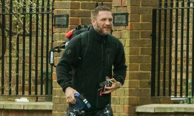 Tom Hardy Spotted in His Workout Gear While Heading to the Gym - www.justjared.com - London