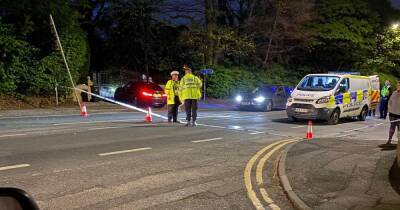 Two women injured after Mercedes smashes into car during police chase - www.manchestereveningnews.co.uk - Manchester