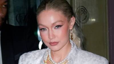 Gigi Hadid Celebrated Her Birthday in a Sheer Lace Corset and Matching Pants - www.glamour.com
