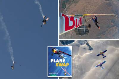 ‘Plane Swap’ tailspins into crash as live Hulu skydiver stunt goes wrong - nypost.com - Arizona