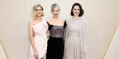 Michelle Dockery, Laura Carmichael & Elizabeth McGovern Glam Up For 'Downton Abbey: A New Era's World Premiere! - www.justjared.com - Britain - France - London - USA