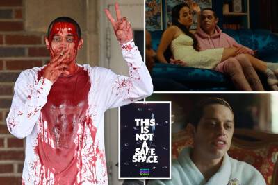 Pete Davidson - Kim Kardashian - Lee Pace - Rachel Sennott - Halina Reijn - Maria Bakalova - Pete Davidson’s new movie is a bloody horror show: ‘Bodies Bodies Bodies’ - nypost.com