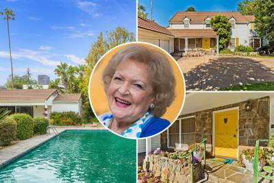 Home where Betty White died lists for sale — but you can’t see inside - nypost.com