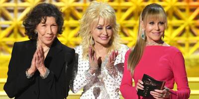 Jane Fonda & Lily Tomlin Tease Dolly Parton's Cameo on 'Grace & Frankie' - www.justjared.com