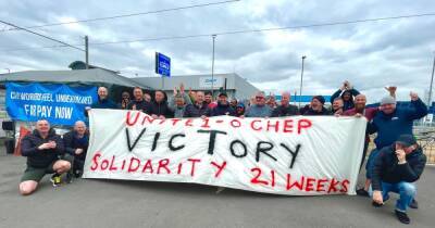 Striking warehouse staff to return to work for first time in 21 WEEKS after 'victorious' pay deal - www.manchestereveningnews.co.uk - Britain