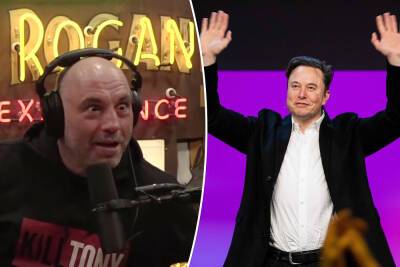 Elon Musk - Joe Rogan - Joe Rogan hails Elon Musk as ‘a movie star type of superhero’ after Twitter takeover - nypost.com