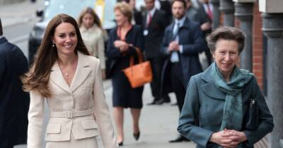 Kate Middleton and Princess Anne are all smiles at first ever royal engagement together - www.ok.co.uk - London