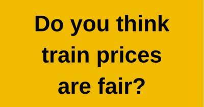 Let us know if you feel train fares are fair or not - www.manchestereveningnews.co.uk - Brazil - London - Manchester - India - city Newcastle - Ivory Coast - Jamaica