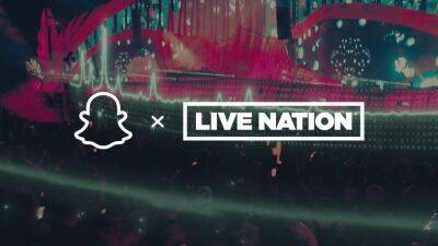 Snap, Live Nation Ink Deal for Snapchat AR Experiences at Concerts and Festivals - variety.com