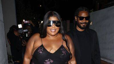 Lizzo Celebrated Her Birthday in a Sheer Crystal Embellished LBD - www.glamour.com