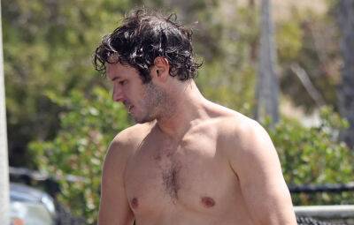 Adam Brody - Leighton Meester - Adam Brody Goes Shirtless After Surfing Date with Leighton Meester - See the Photos! - justjared.com - Malibu