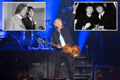 Paul Maccartney - John Lennon - Peter Jackson - Paul McCartney returns to stage for John Lennon ‘duet’ after 2-year hiatus - nypost.com - Britain - California - Seattle - county Oakland - city Jackson