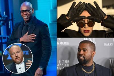 Pete Davidson - Kim Kardashian - Kanye West - Marilyn Manson - Dave Chappelle - Trevor Noah - Grammy Awards - George Floyd - These controversial and canceled celebs could win a Grammy this year - nypost.com