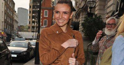 Nadine Coyle beams in leather trousers on night out amid reports ex Jason Bell is in new relationship - www.ok.co.uk - London - USA