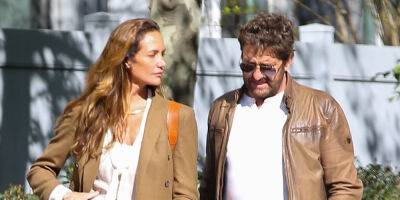 Gerard Butler & Girlfriend Morgan Brown Make Rare Appearance Out in NYC - www.justjared.com - Los Angeles - Puerto Rico - county York - county Brown - county Morgan
