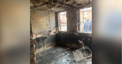 "There's literally no kitchen left": Mum and sons lose everything in blaze which killed three pet dogs - www.manchestereveningnews.co.uk - Manchester - county Stewart