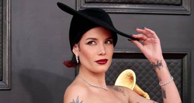 Halsey Hits Grammys 2022 Red Carpet Days After Undergoing Surgery - www.justjared.com - Las Vegas
