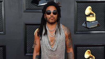 Lenny Kravitz Heats Up the GRAMMYs Red Carpet With See-Through Top - www.etonline.com - USA