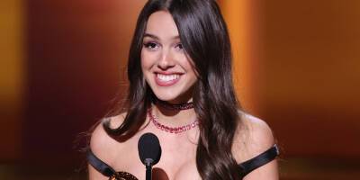 Olivia Rodrigo Wins Best New Artist at Grammys 2022 - www.justjared.com - Las Vegas