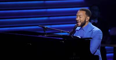 Watch John Legend perform “Free” in tribute to Ukraine at the 2022 Grammys - www.thefader.com - Britain - Las Vegas - Ukraine - Russia - city Newtown