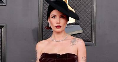 Halsey attends the Grammys just three days after endometriosis surgery - www.ok.co.uk