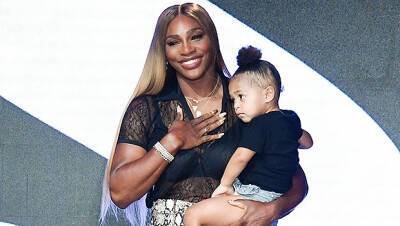 Serena Williams Daughter Olympia, 4, Wear Matching Hot Pink Balmain Dresses In Paris: Photos - hollywoodlife.com - Paris - city Milan