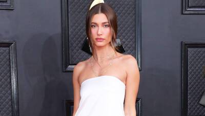 Hailey Baldwin Addresses Baby Rumors After Grammys Dress Sparks Pregnancy Speculation - hollywoodlife.com