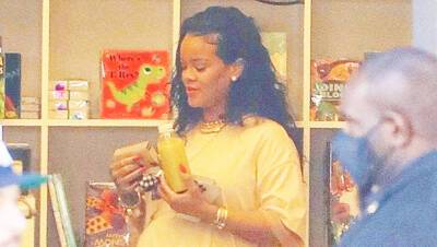 Pregnant Rihanna Rocks Yellow Dress While Shopping For Baby Books With A$AP Rocky: Photo - hollywoodlife.com - Los Angeles - Italy - Barbados