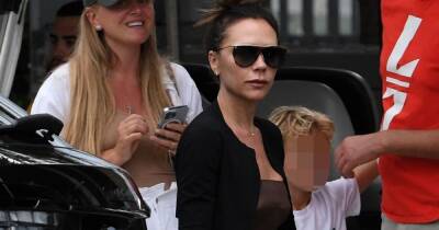 Victoria Beckham tans on her £5m superyacht as David preps suit ahead of Brooklyn's wedding - www.ok.co.uk - Miami - Florida - Manchester - county Palm Beach