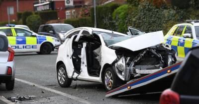 Trapped driver cut free from car following crash in Bury - www.manchestereveningnews.co.uk - Manchester