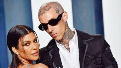 Kourtney Kardashian Travis Barker Reportedly Working On Postnup After Marrying Without Prenup - hollywoodlife.com - California - Las Vegas - Indiana