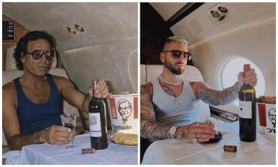 Harry Styles - Maluma recreates Julio Iglesias’ iconic private jet photo - us.hola.com - Spain - USA - Hawaii - Portugal - Colombia - Israel - Romania - city Madrid, Spain - city Tel Aviv, Israel - city Lisbon, Portugal