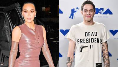 Kim Kardashian Says She’s ‘Very Happy’ ‘At Peace’ With Boyfriend Pete Davidson - hollywoodlife.com
