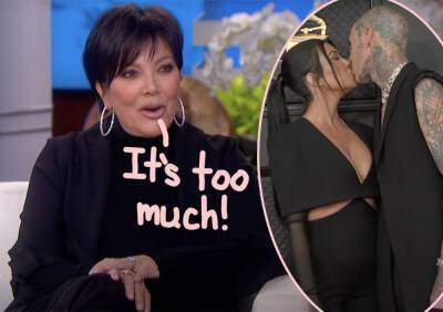 Kris Jenner Dishes On Kourtney Kardashian & Travis Barker's 'Crazy' PDA Prior To Surprise Vegas Wedding! - perezhilton.com - Las Vegas