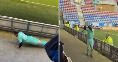 'I thought this is my chance': Full kit Wigan fan's hilarious attempt to get brought on as goalkeeper - www.manchestereveningnews.co.uk - Manchester