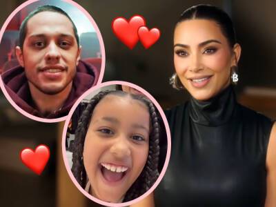 Kim Kardashian Says She Feels 'At Peace' With Pete Davidson AND Has Introduced Him To North West! - perezhilton.com - county Scott