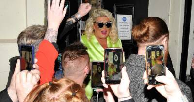 Gemma Collins mobbed by fans as she wears bright green suit after kicking off one-woman show - www.ok.co.uk - Manchester - Birmingham - city Newcastle