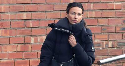 Michelle Keegan wraps up warm as she grimaces in the wind after shopping trip - www.ok.co.uk - Los Angeles - Los Angeles - California - Manchester - county Hale - city Sandbank