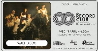 Walt Disco announced as next guests on The Record Club to discuss debut album Unlearning - www.officialcharts.com
