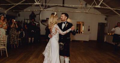 Bride experiences her wedding dance despite cystic fibrosis battle - www.dailyrecord.co.uk - Scotland