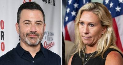 Jimmy Kimmel Responds After Marjorie Taylor Greene Reports Him to Capitol Police Over Will Smith Oscars Joke - www.usmagazine.com - New York